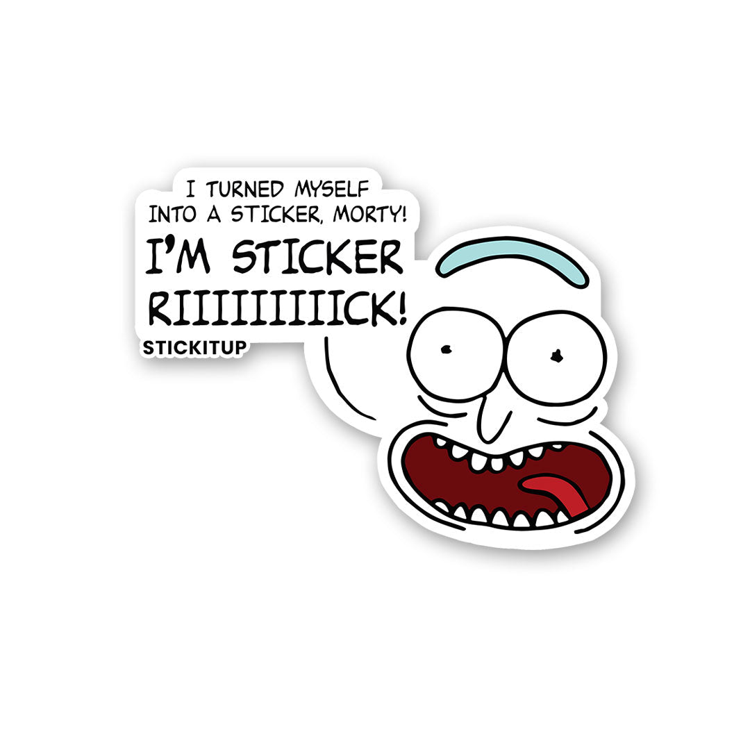 I'm Sticker Rick! Sticker - Stickers | STICK IT UP