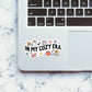 In My Cozy Era Sticker waterproof vinyl decal for laptop, bike, car & bottle