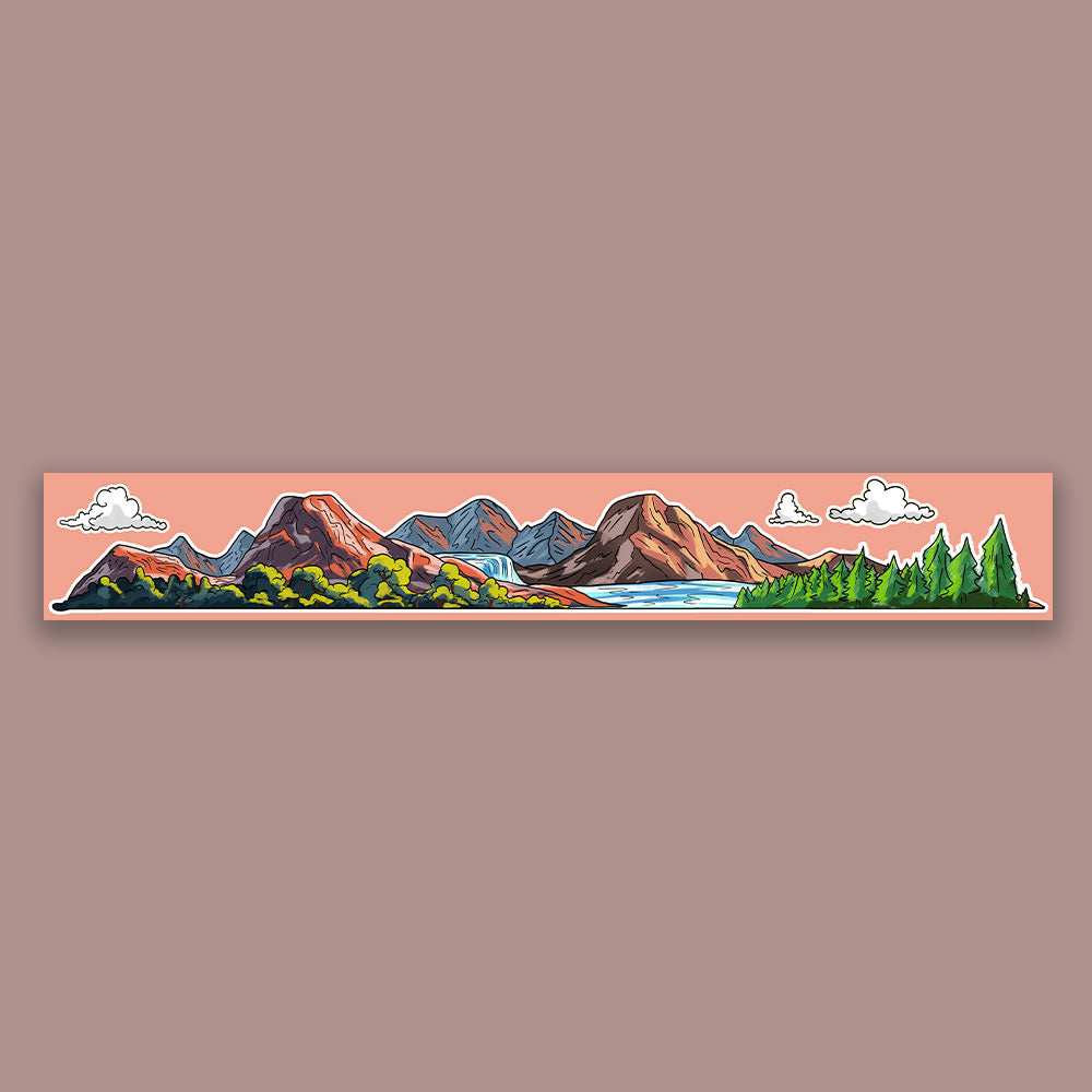 Into the wild Infinity Sticker waterproof vinyl decal for laptop, bike, car & bottle