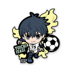 Isagi Chibi Sticker waterproof vinyl decal for laptop, bike, car & bottle