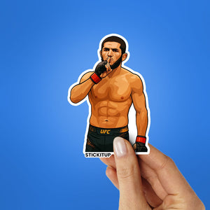 ISLAM MAKHACHEV Sticker waterproof vinyl decal for laptop, bike, car & bottle