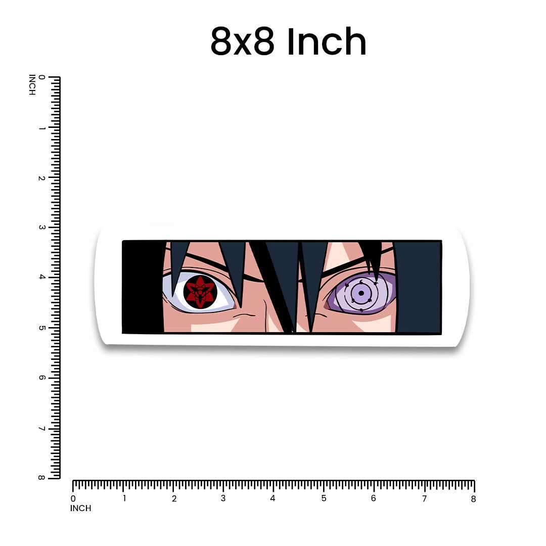 Itachi Eyes Bumper Sticker waterproof vinyl decal for laptop, bike, car & bottle