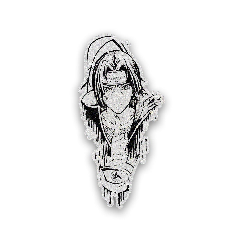 Itachi Glitter Sticker - Glitter Stickers | STICK IT UP