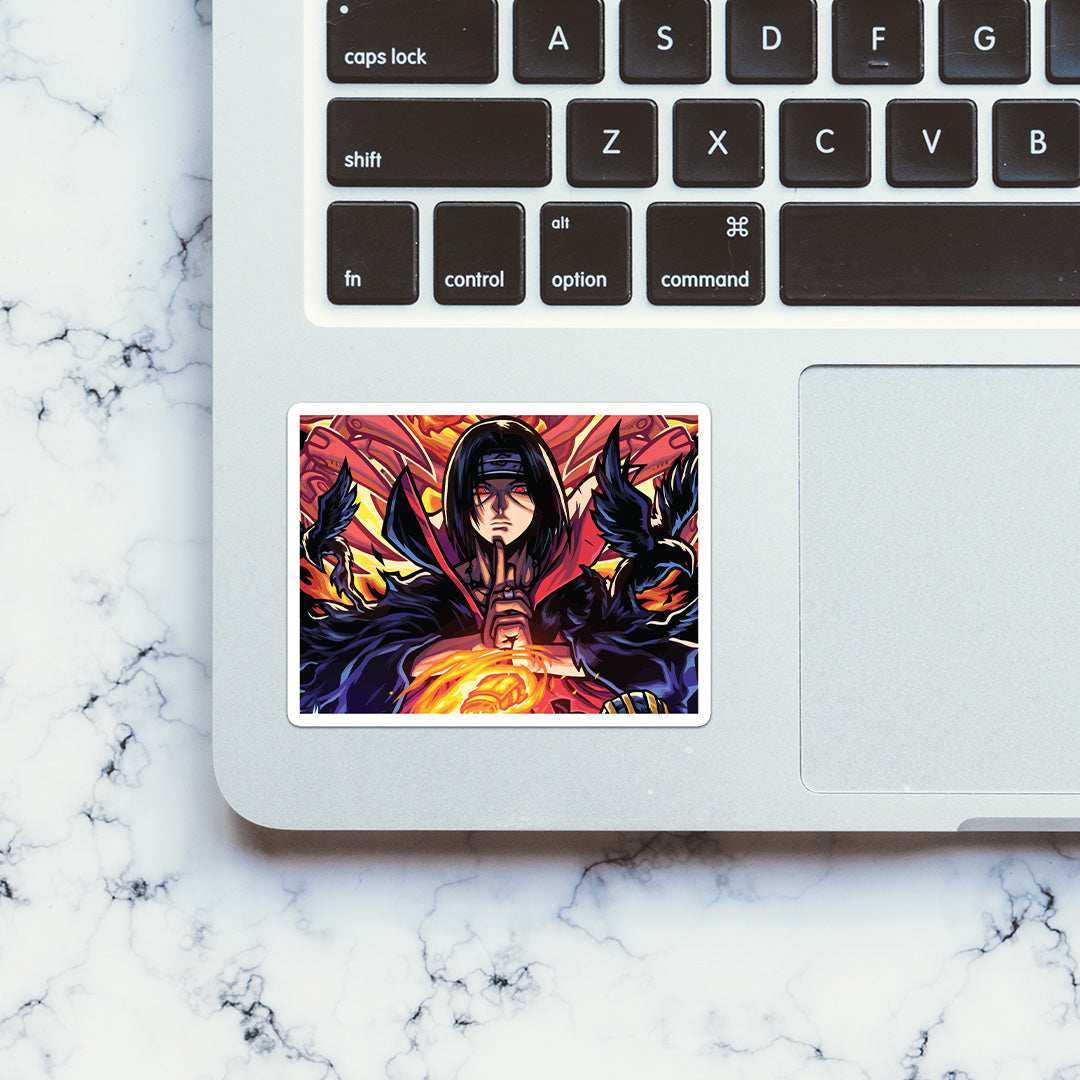 Itachi Sticker waterproof vinyl decal for laptop, bike, car & bottle