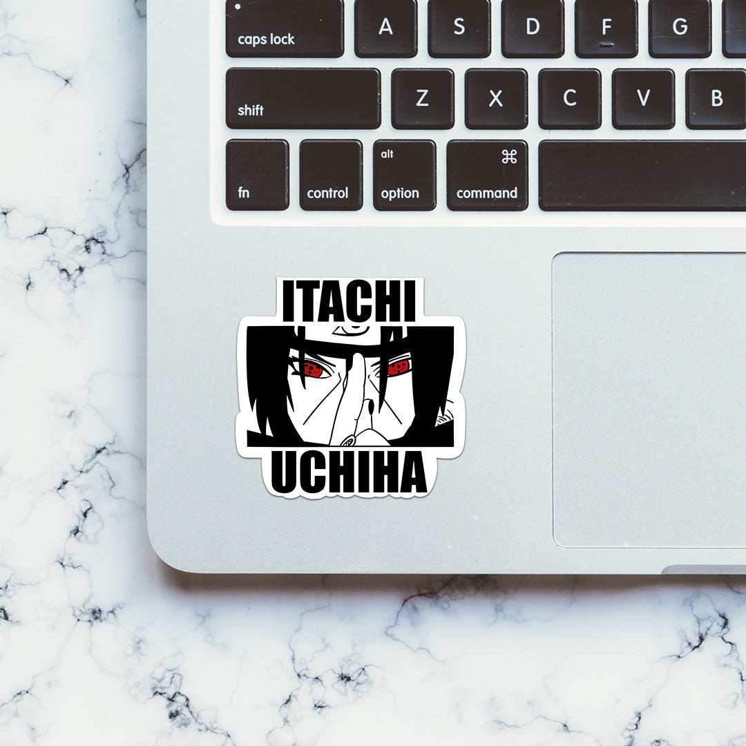 ITACHI UCHIHA Sticker waterproof vinyl decal for laptop, bike, car & bottle