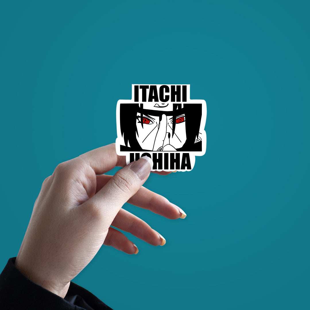 ITACHI UCHIHA Sticker waterproof vinyl decal for laptop, bike, car & bottle