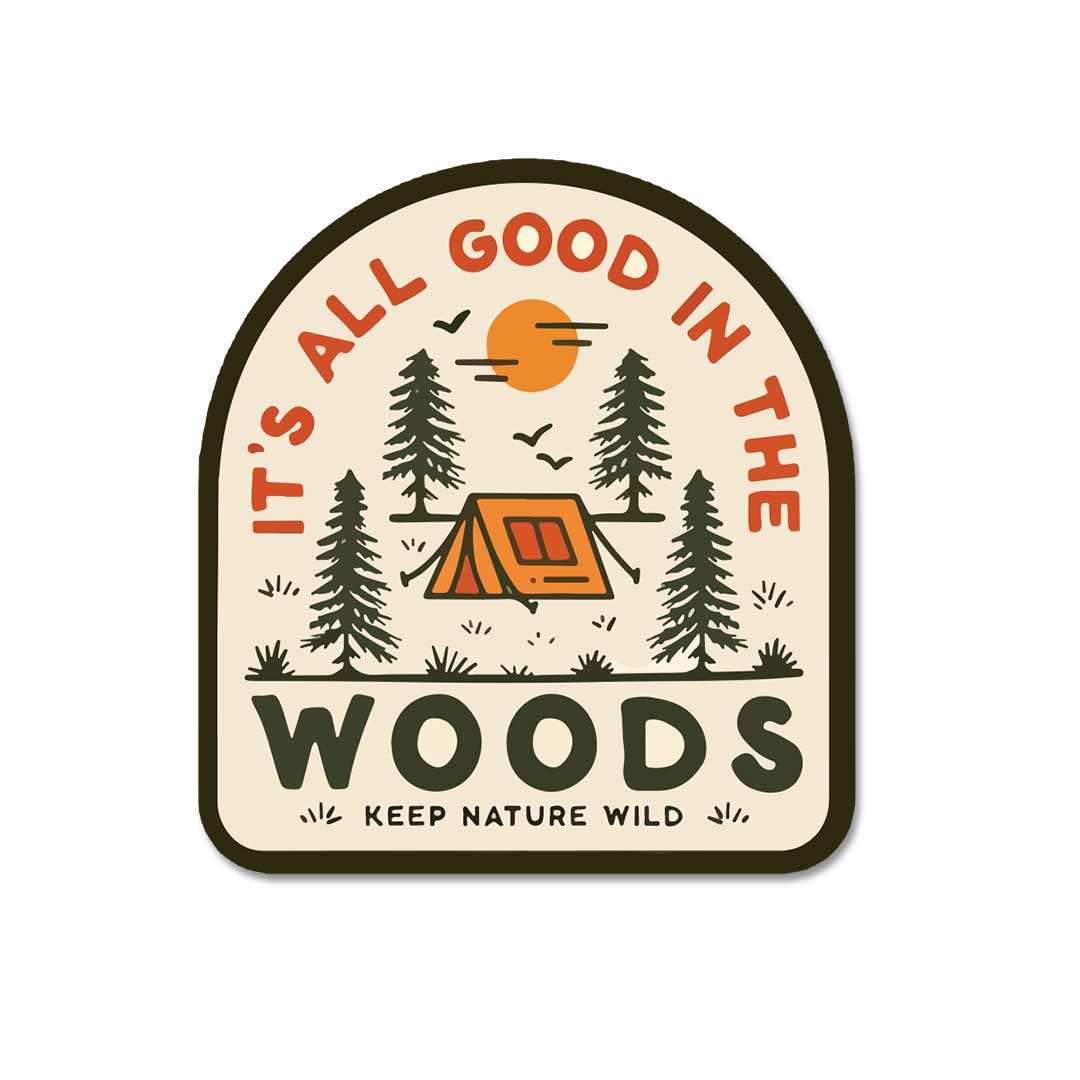 It'S All Good In Wood Sticker - Stickers | STICK IT UP