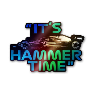 It's Hammer Time Holographic Stickers - Holographic stickers | STICK IT UP