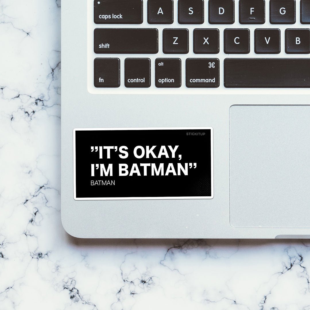 It's Okay I'm The Hero Sticker - Stickers | STICK IT UP