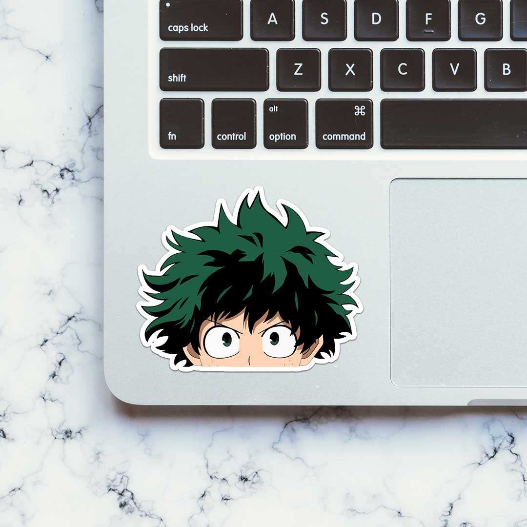 Izuku Midoriya Sticker waterproof vinyl decal for laptop, bike, car & bottle