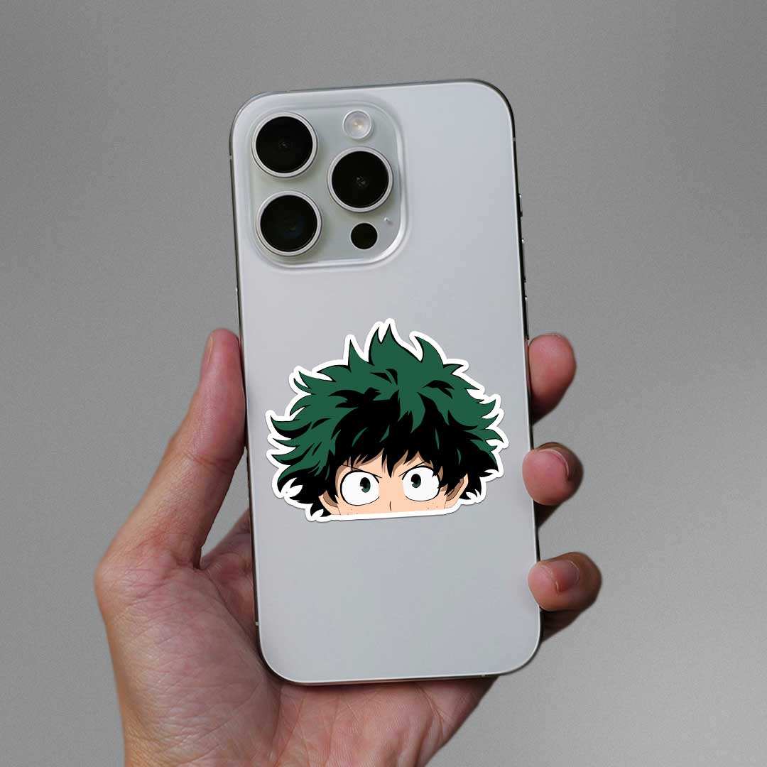 Izuku Midoriya Sticker waterproof vinyl decal for laptop, bike, car & bottle