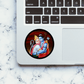 Jai Hanuman Sticker waterproof vinyl decal for laptop, bike, car & bottle