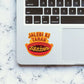 Jalebi Ki Tarah Sticker waterproof vinyl decal for laptop, bike, car & bottle