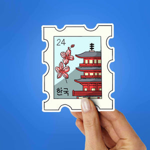 Japan 24 Sticker waterproof vinyl decal for laptop, bike, car & bottle