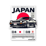 JAPAN OPPAMA Sticker waterproof vinyl decal for laptop, bike, car & bottle