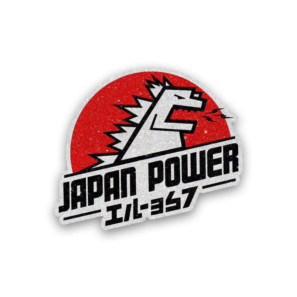 Japan Powers Glitter Sticker - Glitter Stickers | STICK IT UP