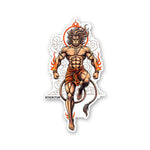 Jay Hanuman Sticker waterproof vinyl decal for laptop, bike, car & bottle