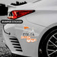Jay Shree Ram Bumper Sticker waterproof vinyl decal for laptop, bike, car & bottle