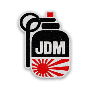 JDM Glitter Sticker waterproof vinyl decal for laptop, bike, car & bottle