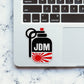 JDM Glitter Sticker waterproof vinyl decal for laptop, bike, car & bottle