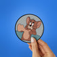 Jerry Sticker waterproof vinyl decal for laptop, bike, car & bottle