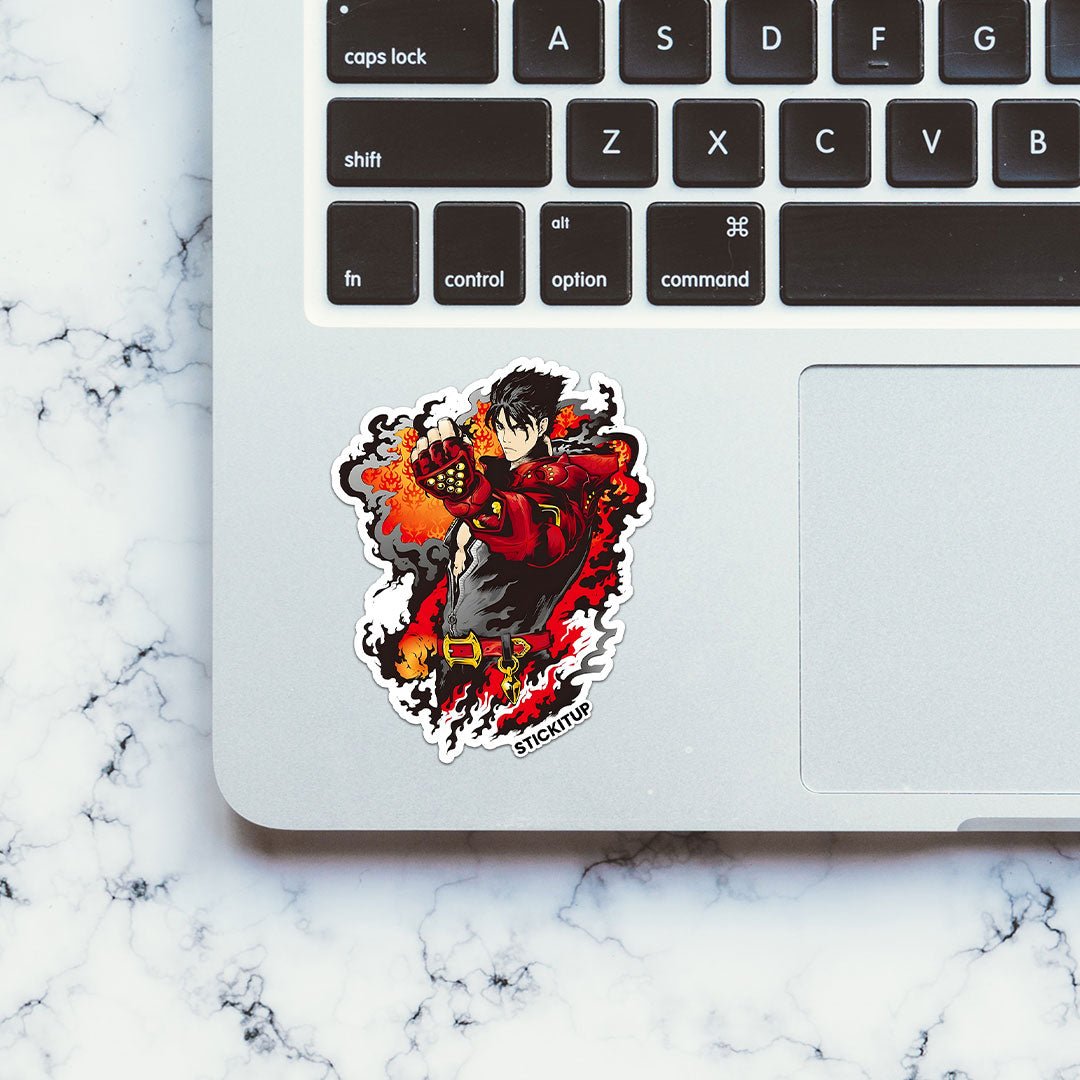 JIN Sticker waterproof vinyl decal for laptop, bike, car & bottle