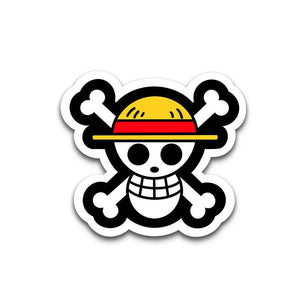 Jolly Roger Bumper Sticker waterproof vinyl decal for laptop, bike, car & bottle