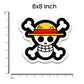Jolly Roger Bumper Sticker waterproof vinyl decal for laptop, bike, car & bottle