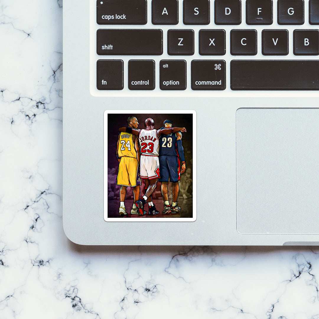 Jordan 23 Stickers waterproof vinyl decal for laptop, bike, car & bottle