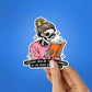 Judging Men By The Standards Of My Book Sticker waterproof vinyl decal for laptop, bike, car & bottle