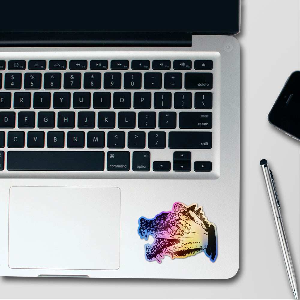 Jujutsu Kaisen Holographic Stickers waterproof vinyl decal for laptop, bike, car & bottle