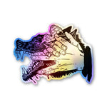 Jujutsu Kaisen Holographic Stickers waterproof vinyl decal for laptop, bike, car & bottle