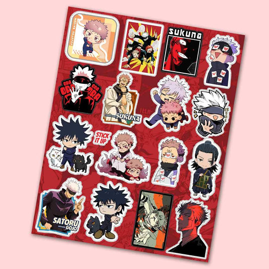 Jujutsu kaisen mini sticker sheet - STICK IT UP
