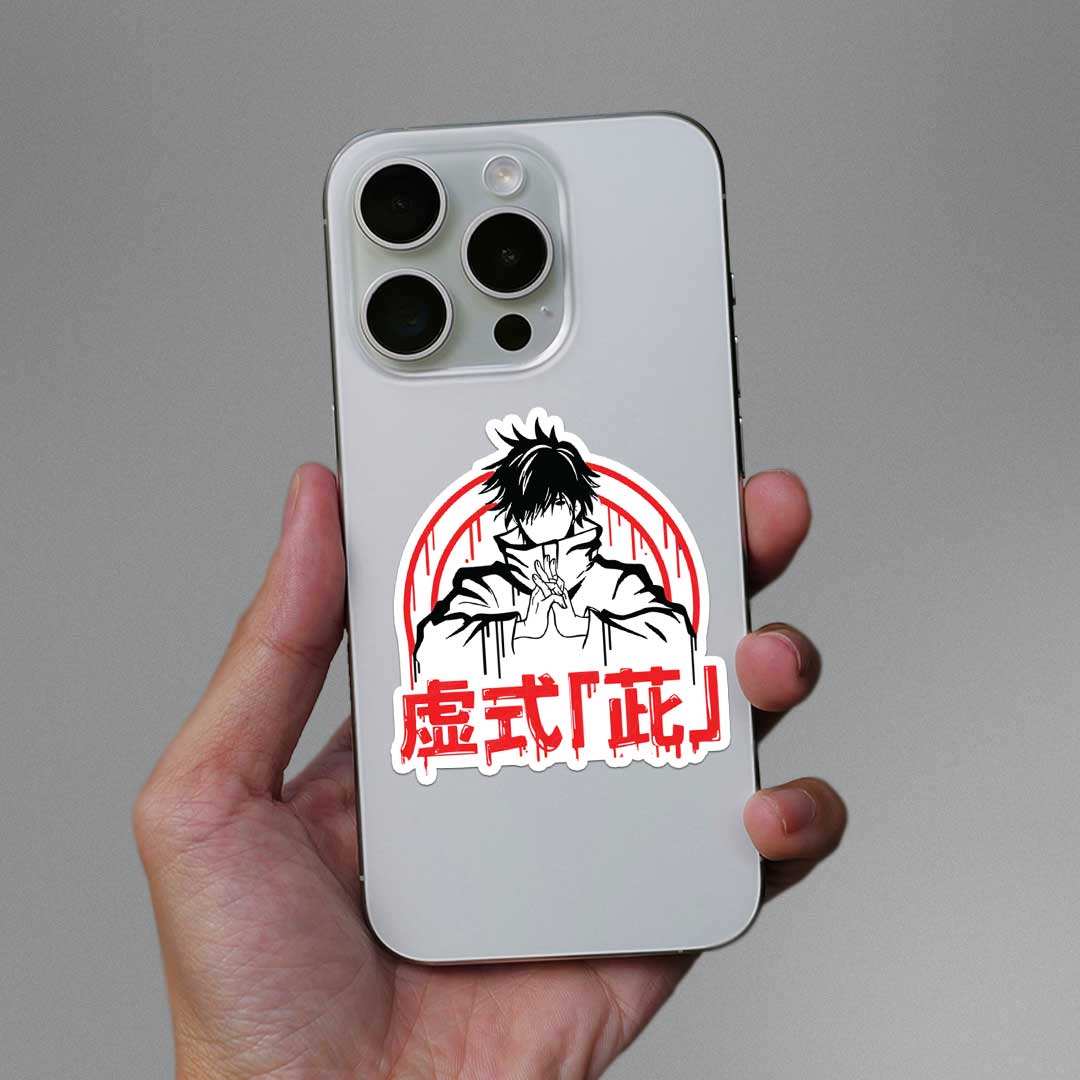 Jujutsu Kaisen Sticker waterproof vinyl decal for laptop, bike, car & bottle