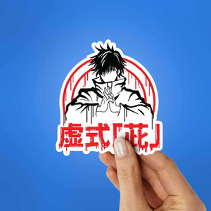 Jujutsu Kaisen Sticker waterproof vinyl decal for laptop, bike, car & bottle