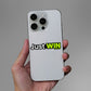 Just Win Sticker waterproof vinyl decal for laptop, bike, car & bottle
