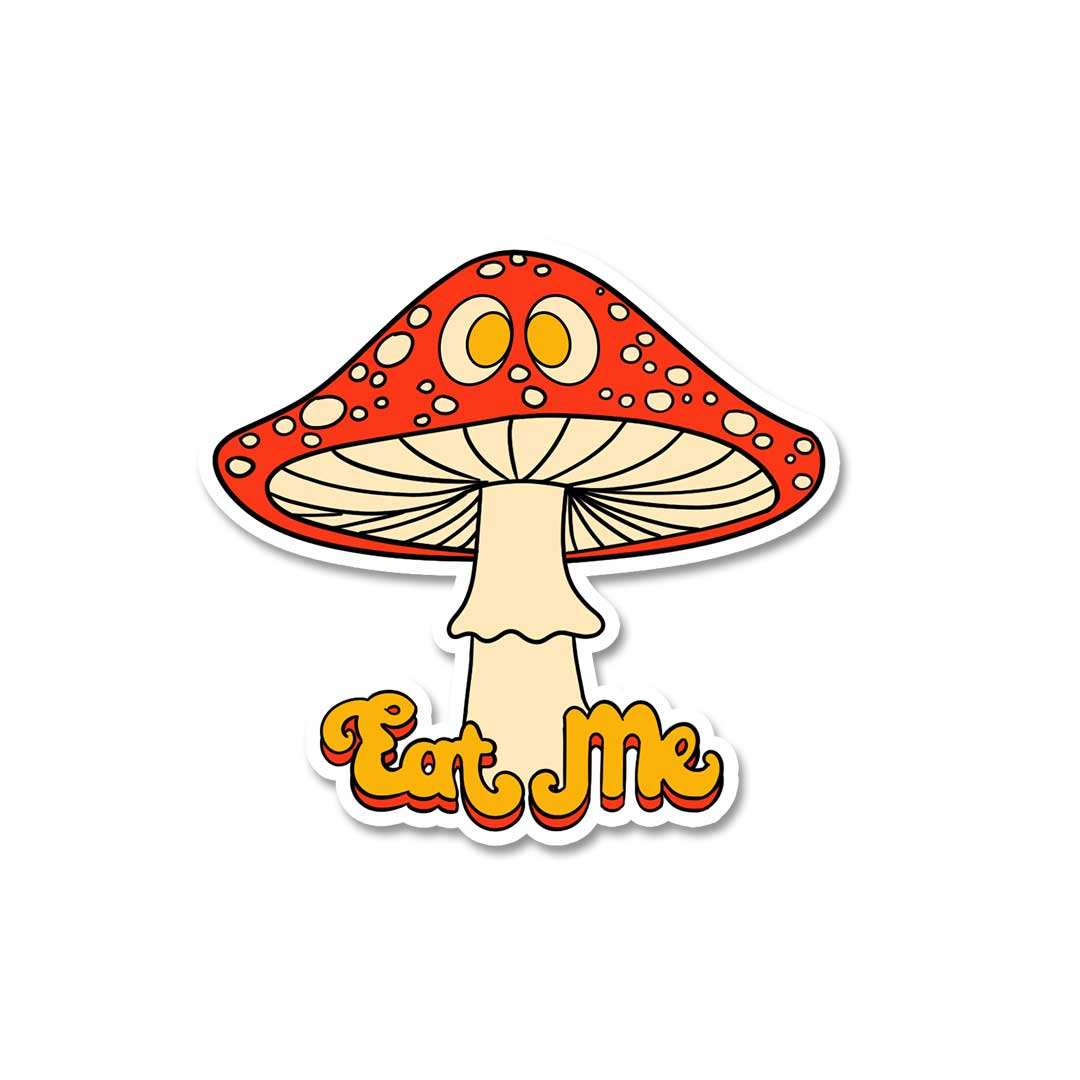 K Perry Eat Me Sticker waterproof vinyl decal for laptop, bike, car & bottle
