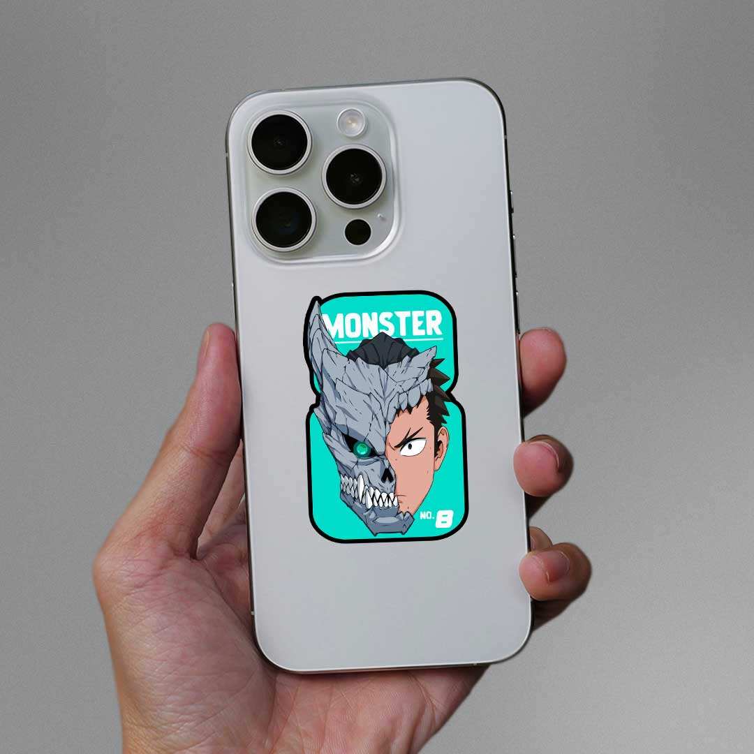 Kaiju No 8 Sticker waterproof vinyl decal for laptop, bike, car & bottle