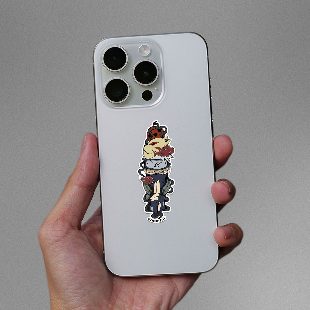 Kakashi Sticker waterproof vinyl decal for laptop, bike, car & bottle