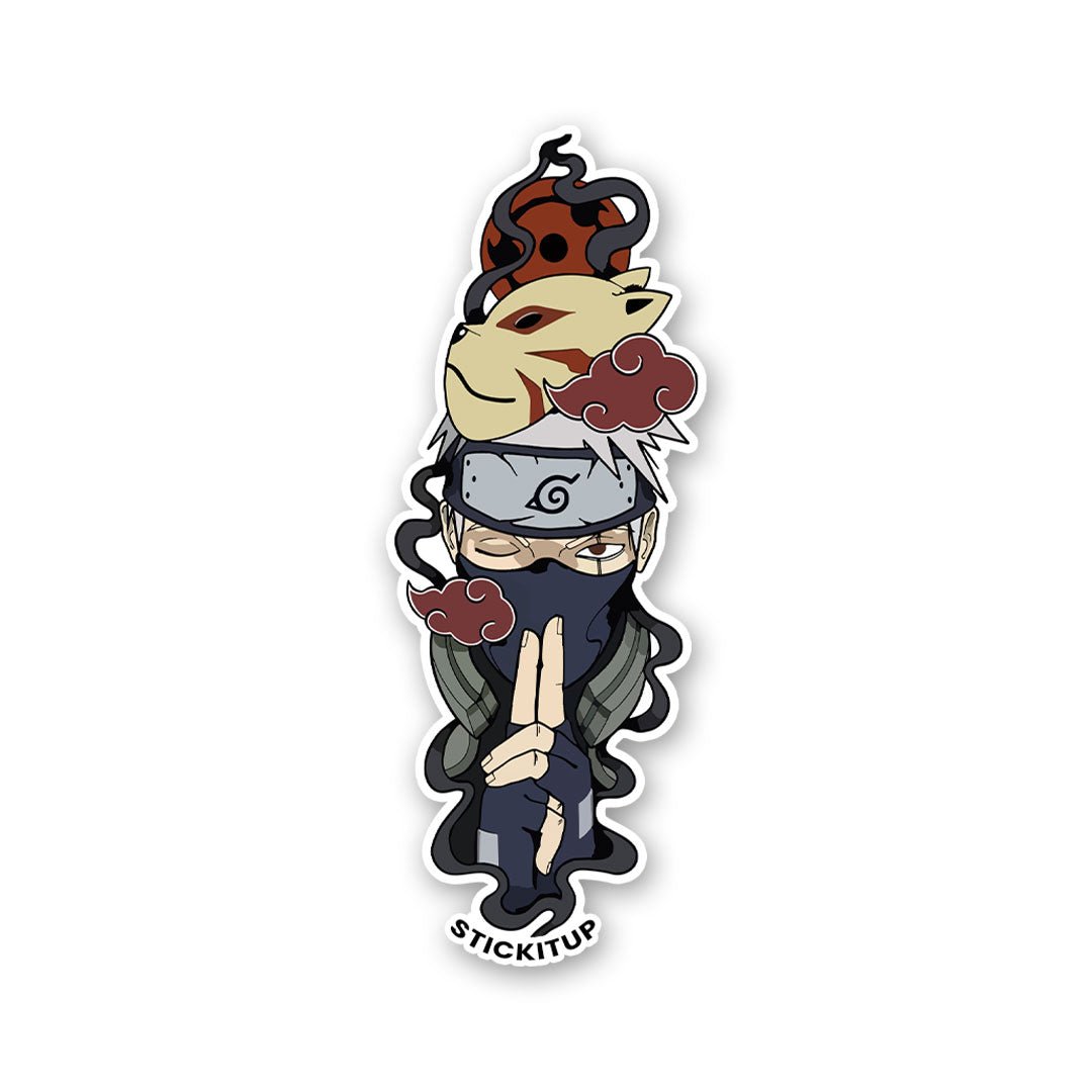 Kakashi Sticker waterproof vinyl decal for laptop, bike, car & bottle