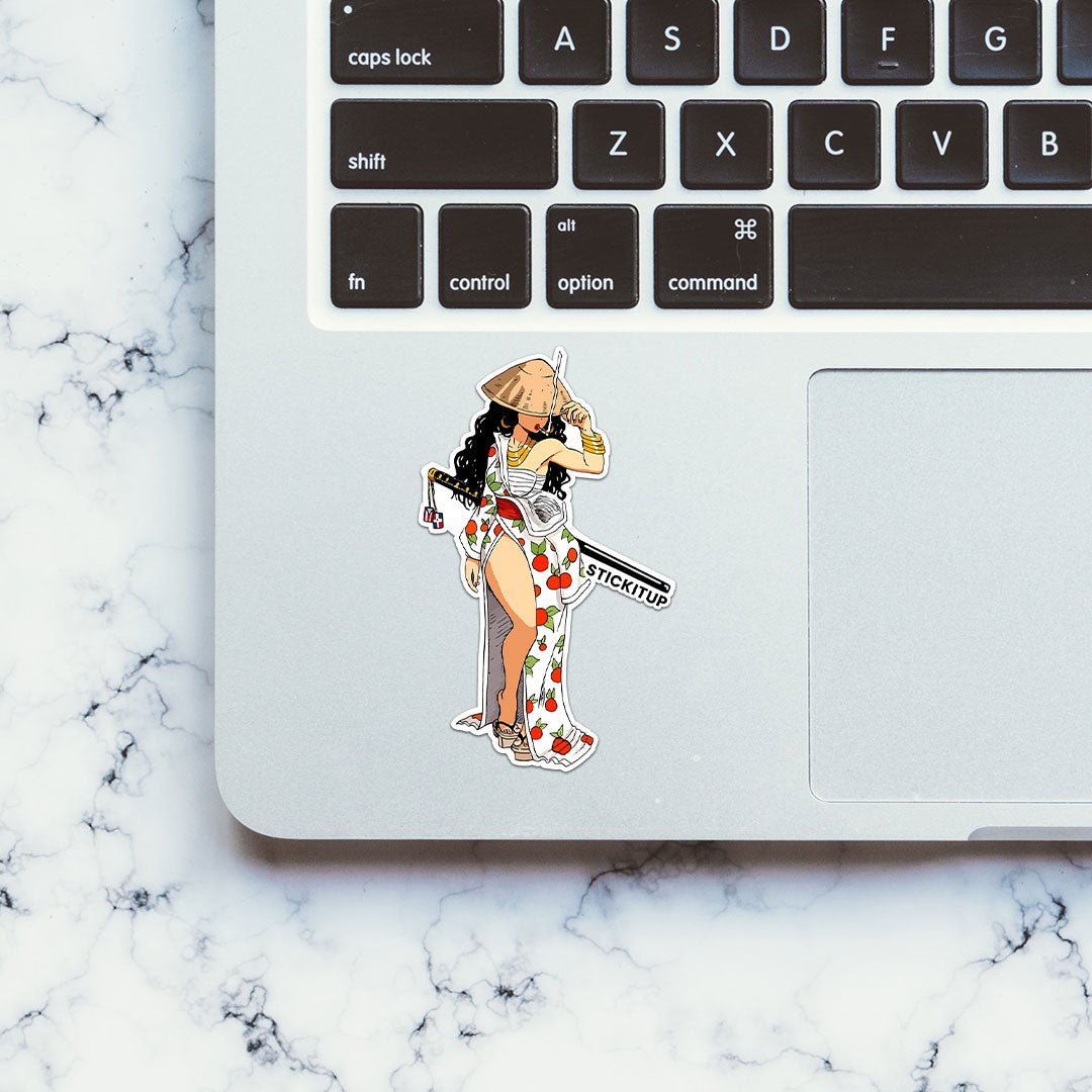 Katana Girl Sticker - STICK IT UP
