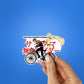 Keep Calm The Hero Is Coming Sticker waterproof vinyl decal for laptop, bike, car & bottle