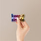Keep it Simple Holographic Stickers