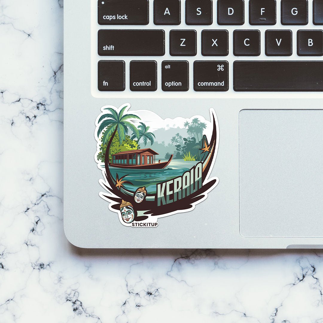 Kerala 1.0 Sticker waterproof vinyl decal for laptop, bike, car & bottle