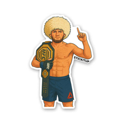 KHABIB THE CAMP Sticker waterproof vinyl decal for laptop, bike, car & bottle