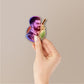 King No.18 Holographic Stickers