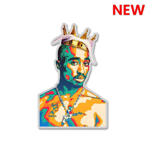 King Shakur Sticker waterproof vinyl decal for laptop, bike, car & bottle