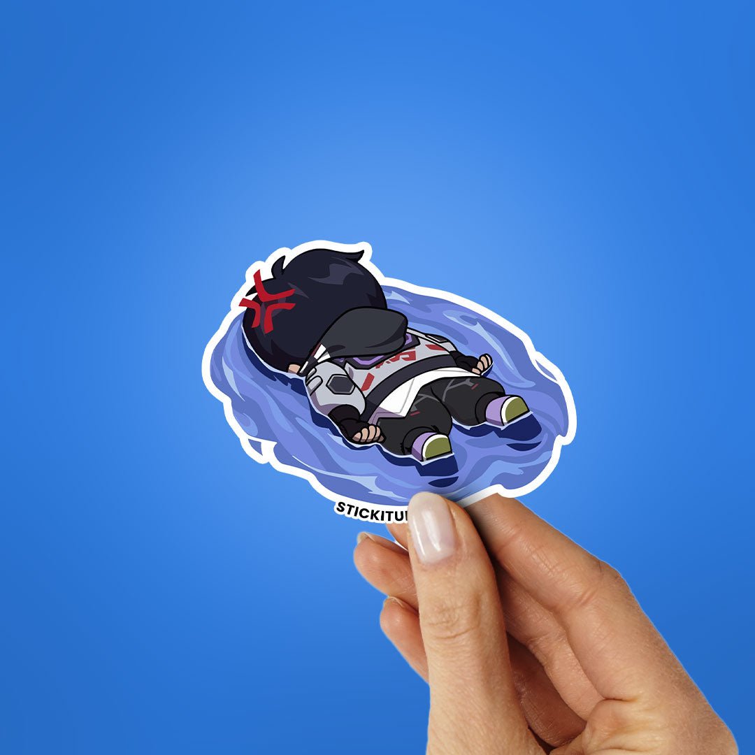 KO MODE NINJA Sticker waterproof vinyl decal for laptop, bike, car & bottle