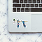 Krishna Hand With Flute Sticker waterproof vinyl decal for laptop, bike, car & bottle