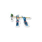 Krishna Hand With Flute Sticker waterproof vinyl decal for laptop, bike, car & bottle